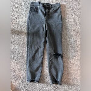 Express Super High Rise Mom Jean